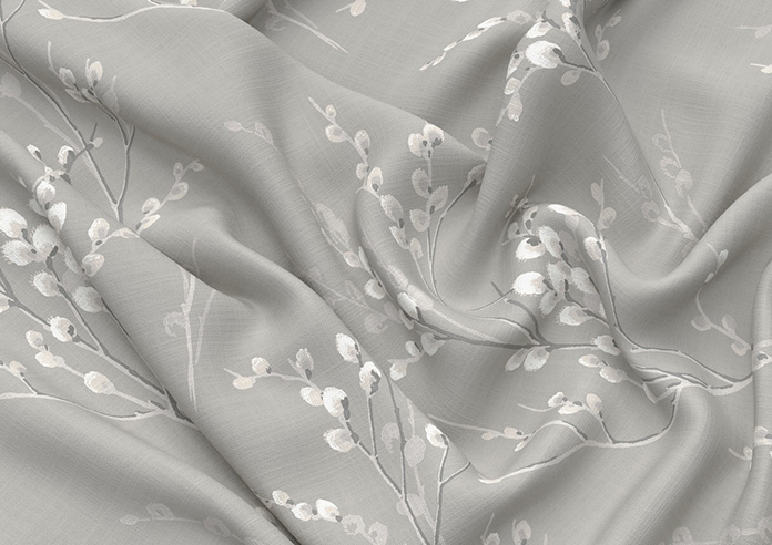 Laura Ashley Pussy Willow, Steel - Twist&Fit Roman Blind - Image 4